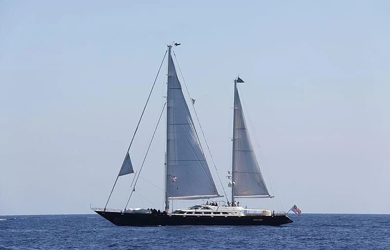 a sailboat on the water aboard BELLE BRISE Yacht for Sale