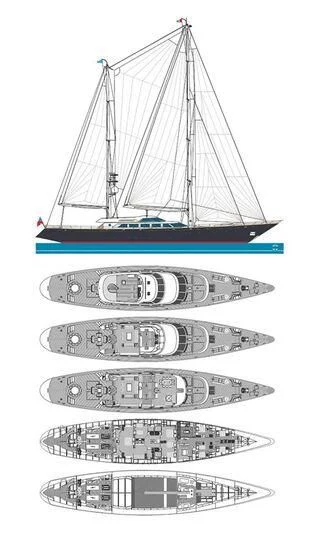 a close-up of a typewriter aboard BELLE BRISE Yacht for Sale