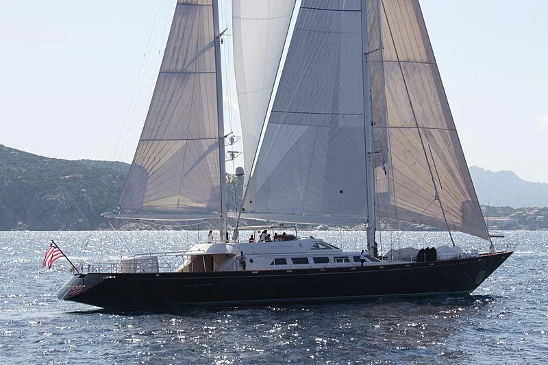 a sailboat on the water aboard BELLE BRISE Yacht for Sale