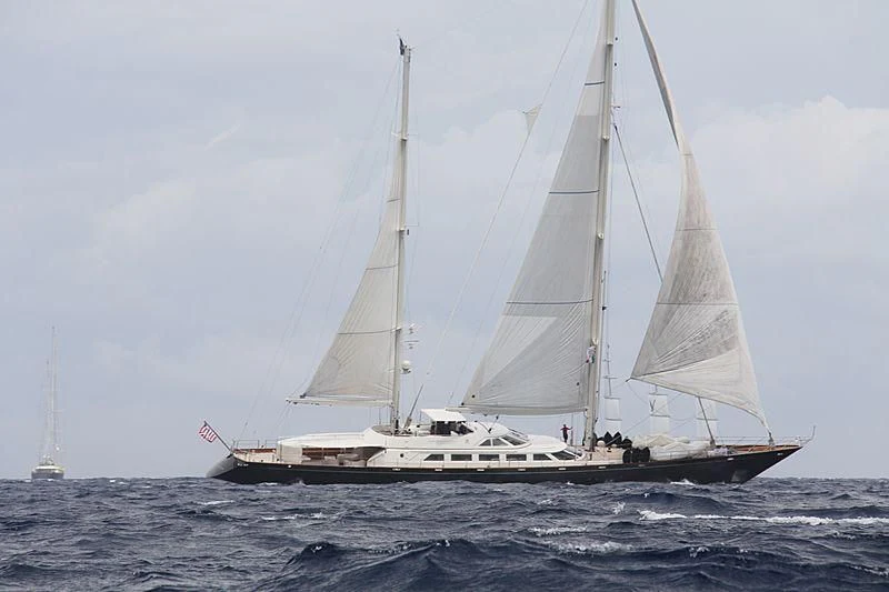 a sailboat on the water aboard BELLE BRISE Yacht for Sale