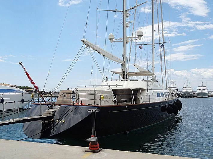 a boat in the water aboard BELLE BRISE Yacht for Sale
