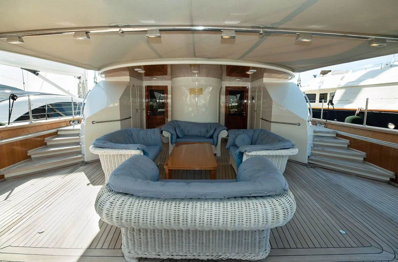 inside of a boat aboard BELLE BRISE Yacht for Sale