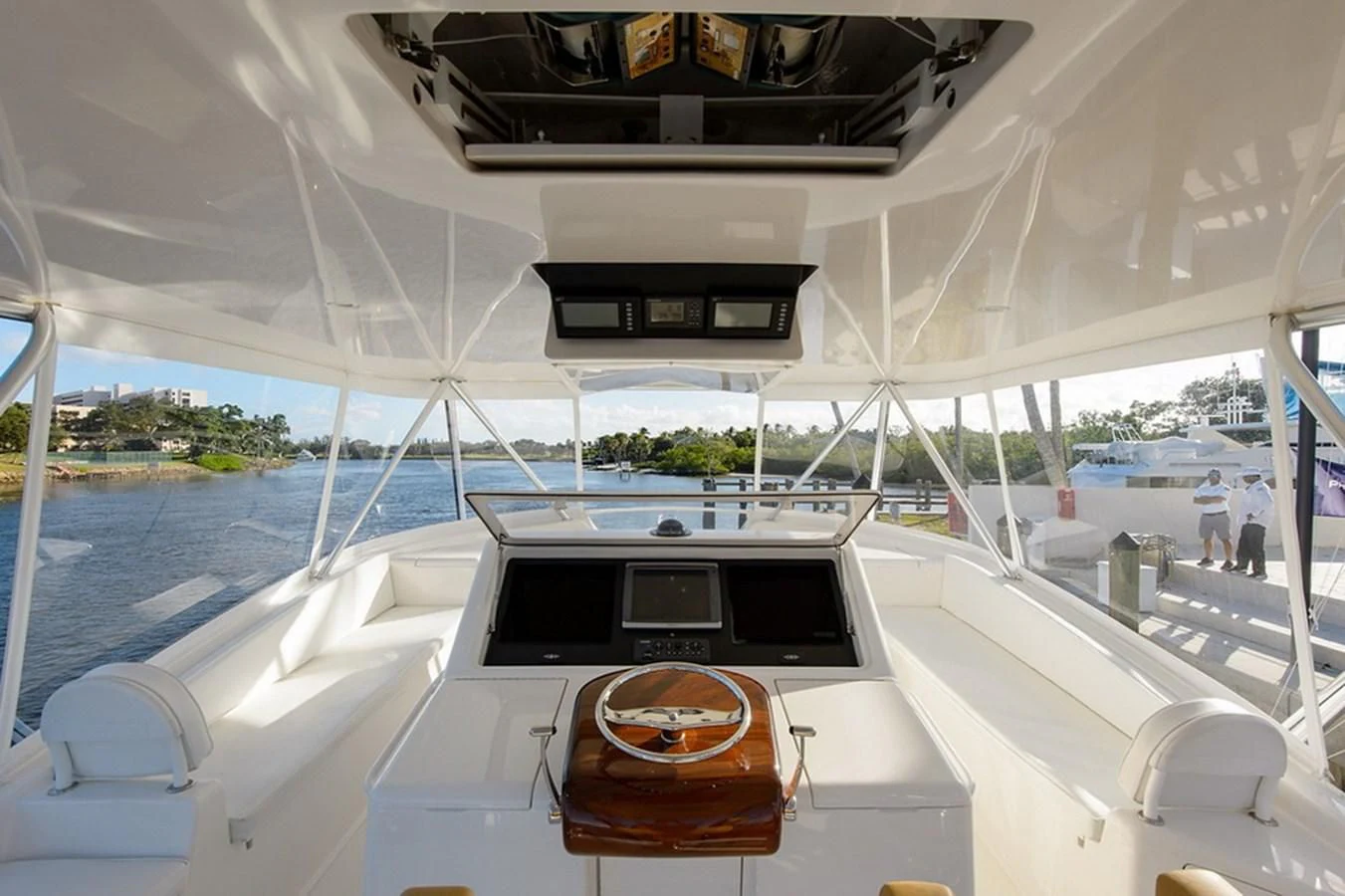 a boat on the water aboard DON'T STOP BELIEVIN Yacht for Sale