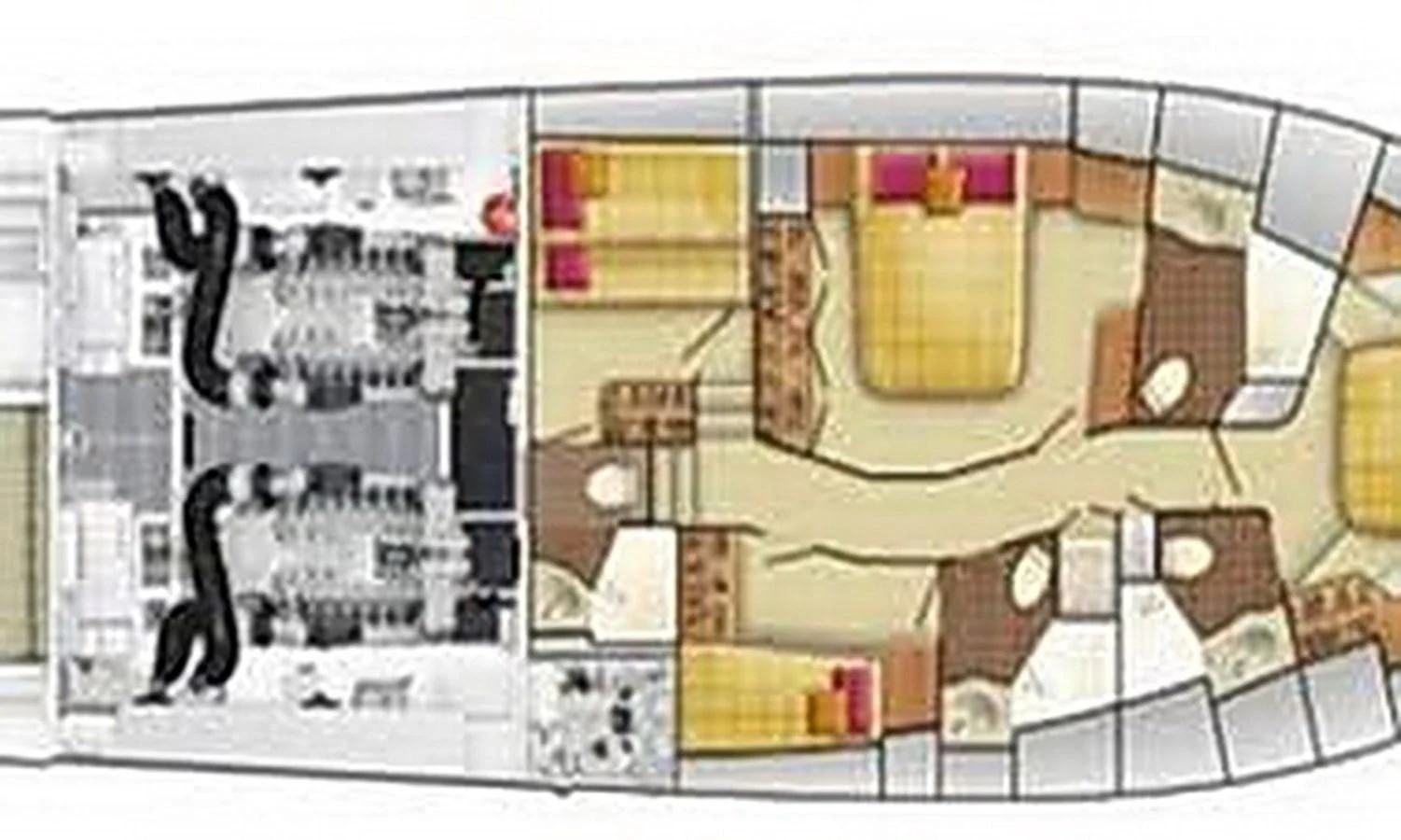 aerial view of a city aboard DON'T STOP BELIEVIN Yacht for Sale