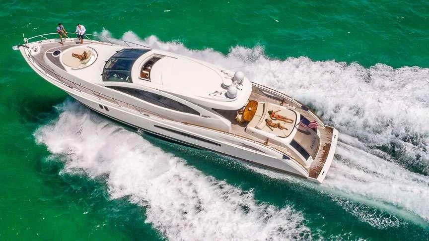 a boat on the water aboard LADY H Yacht for Sale