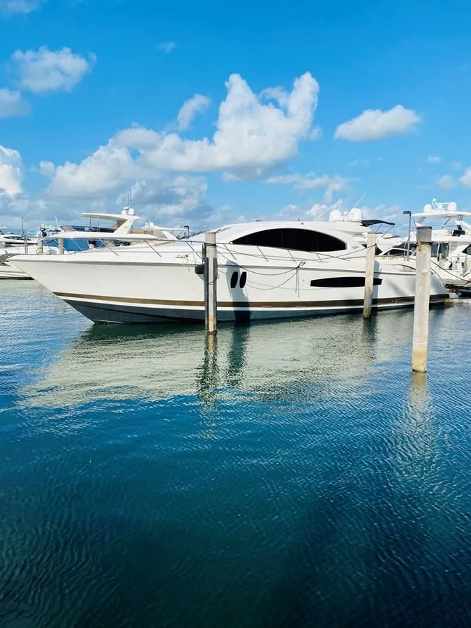 a boat in the water aboard LADY H Yacht for Sale