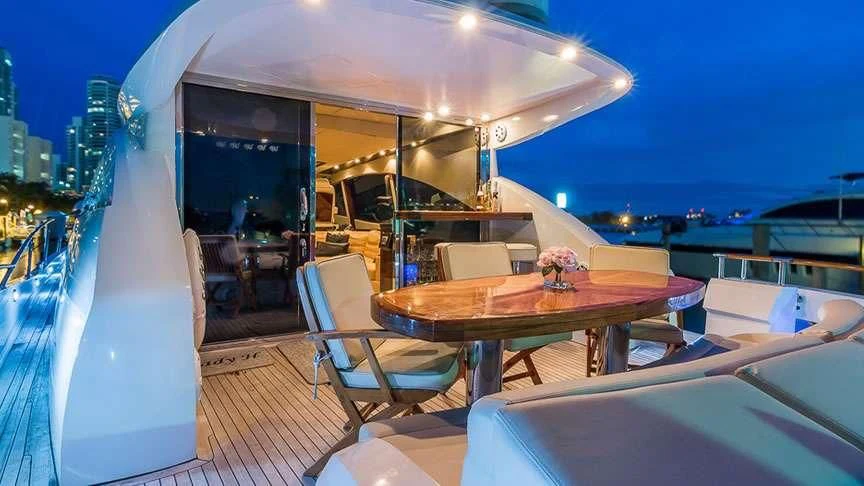 a boat on the water aboard LADY H Yacht for Sale