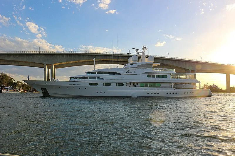 a boat on the water aboard DANCING HARE Yacht for Sale