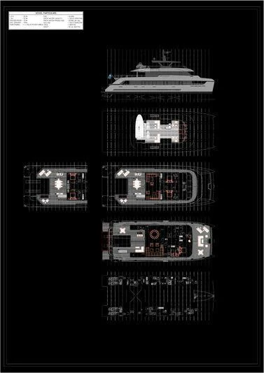 a computer screen capture aboard SPACECAT Yacht for Sale