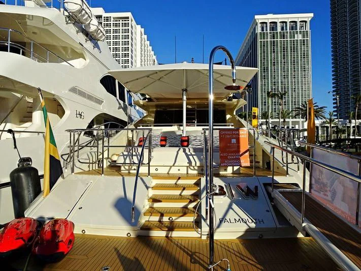 a boat on the water aboard VANTAGE Yacht for Sale