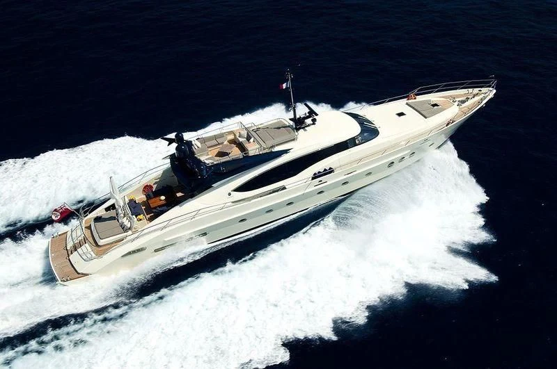 a space shuttle on a body of water aboard VANTAGE Yacht for Sale