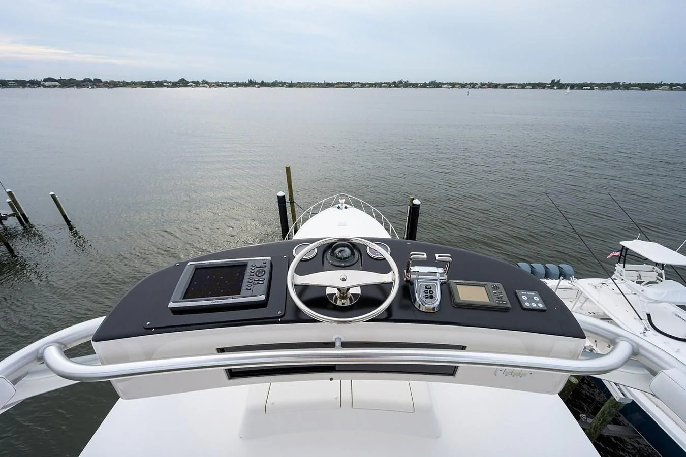the front of a boat aboard RITE ANGLER Yacht for Sale