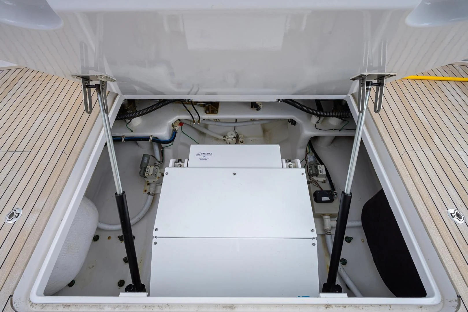 a white machine with wires aboard RITE ANGLER Yacht for Sale