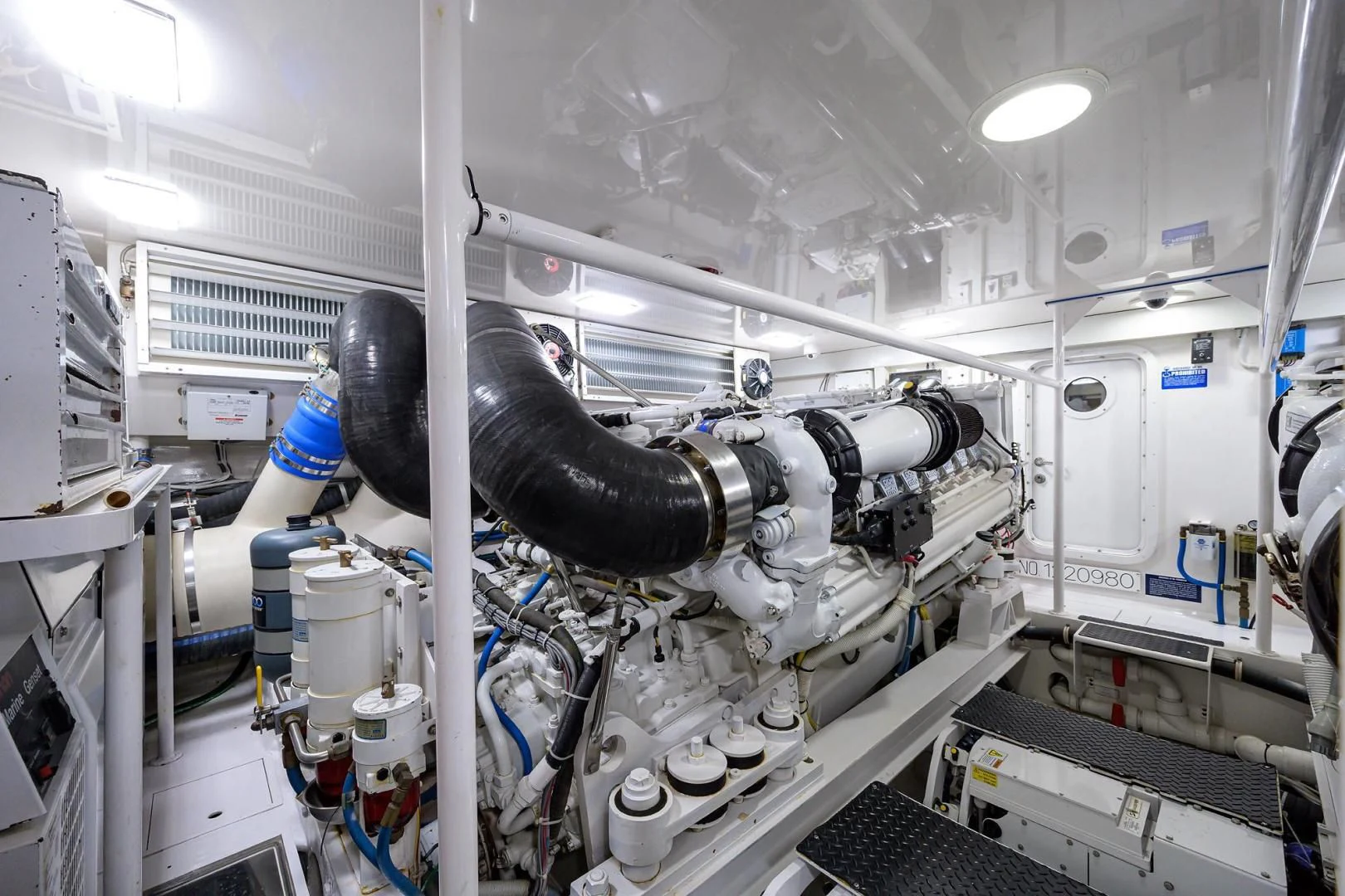 a machine in a factory aboard RITE ANGLER Yacht for Sale