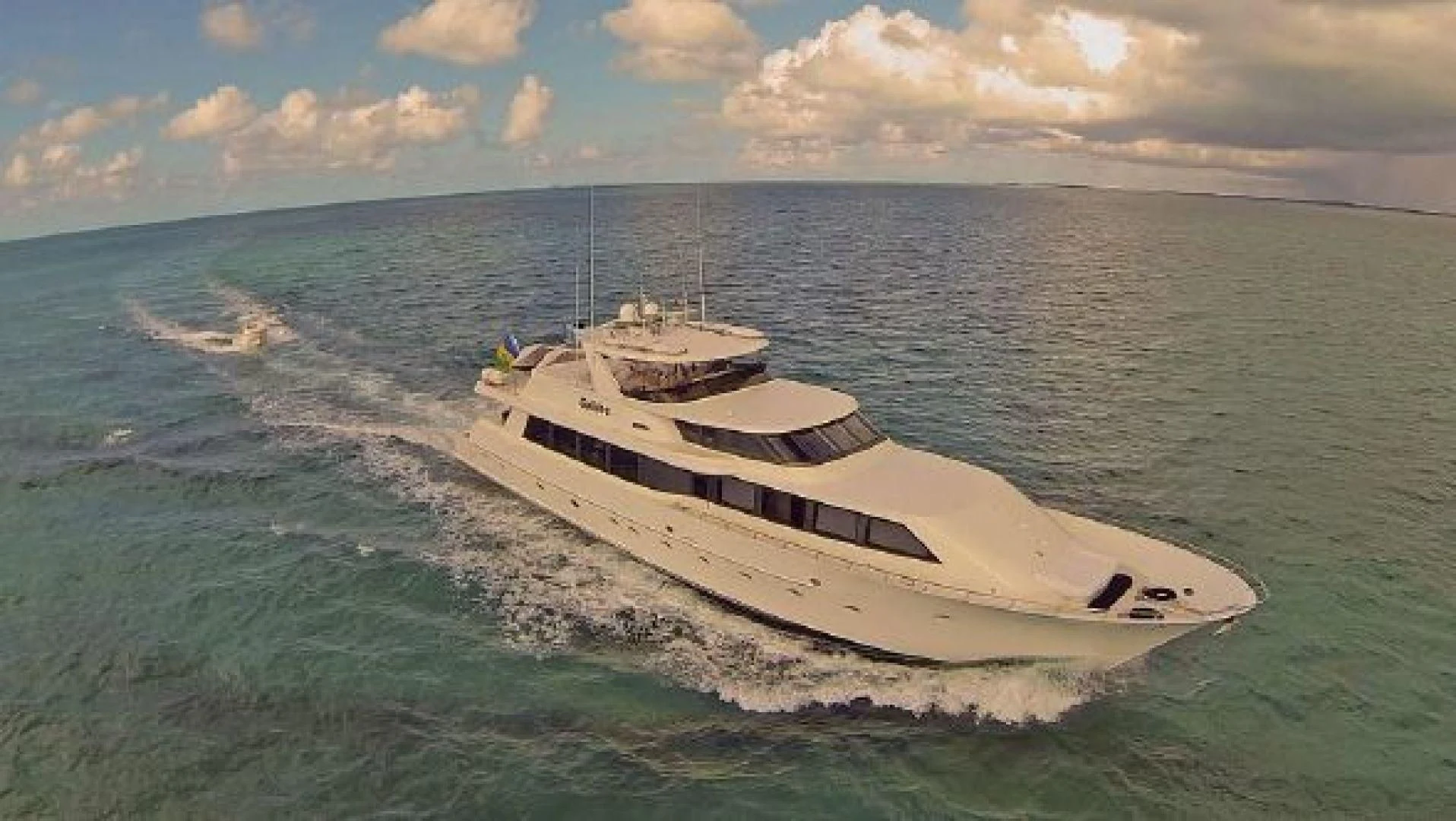 a boat on the water aboard NO EXCEPTIONS Yacht for Sale