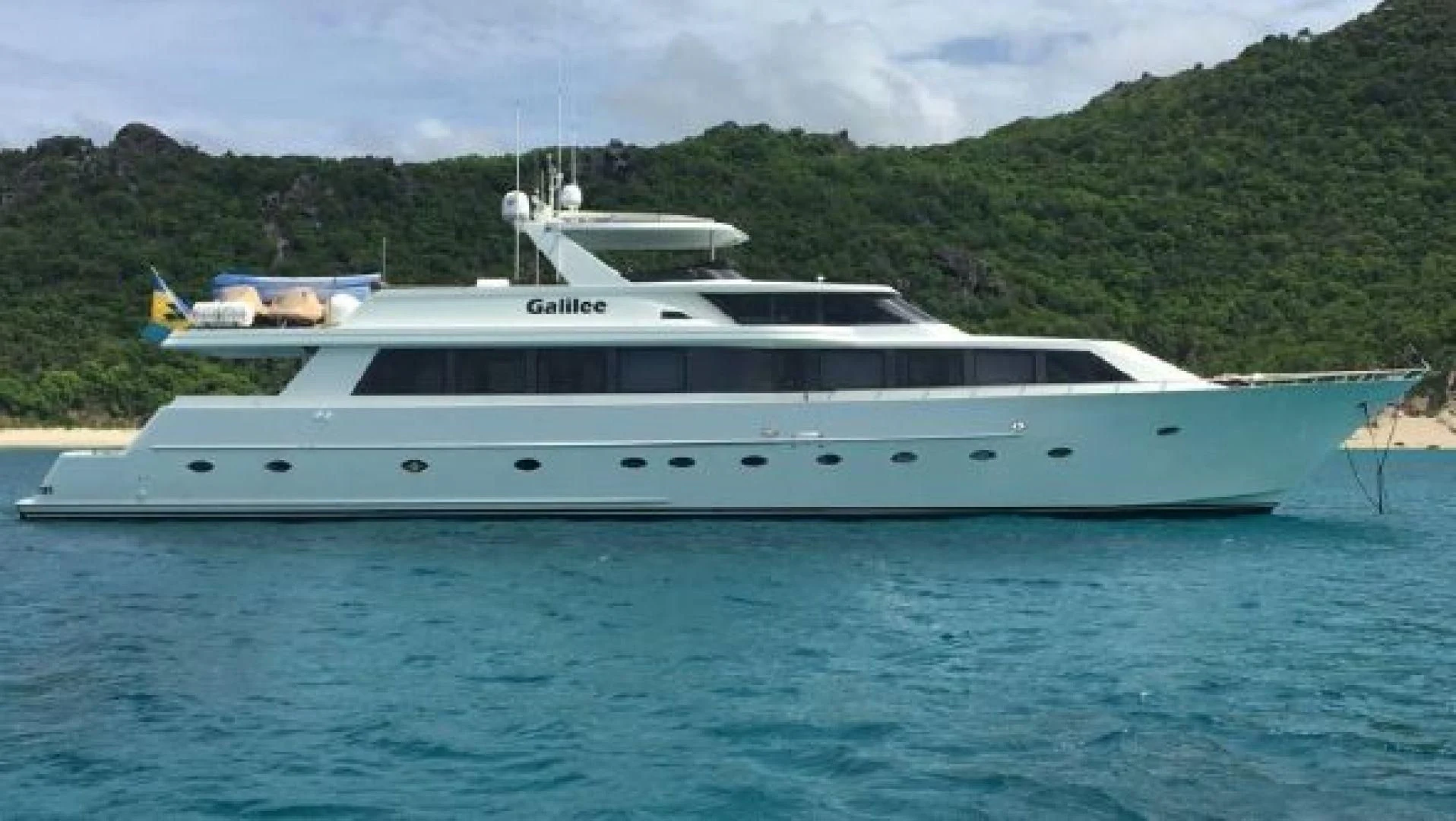 a boat on the water aboard NO EXCEPTIONS Yacht for Sale
