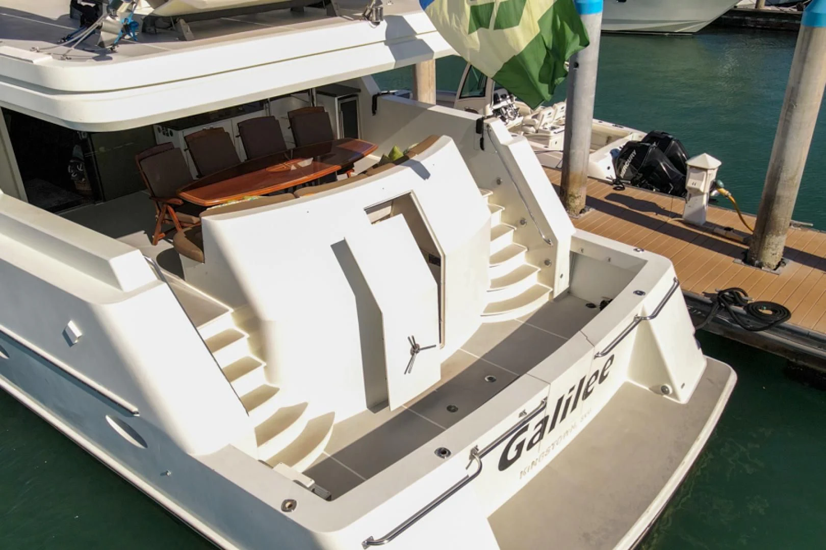 a boat on the water aboard NO EXCEPTIONS Yacht for Sale