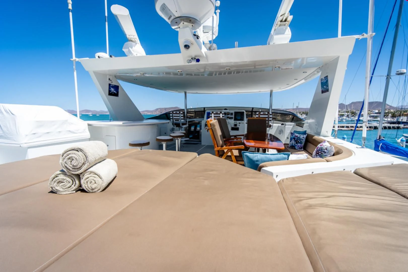 a boat on the water aboard NO EXCEPTIONS Yacht for Sale