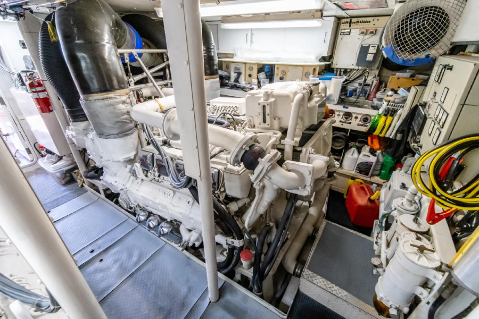 a room with many machines aboard NO EXCEPTIONS Yacht for Sale