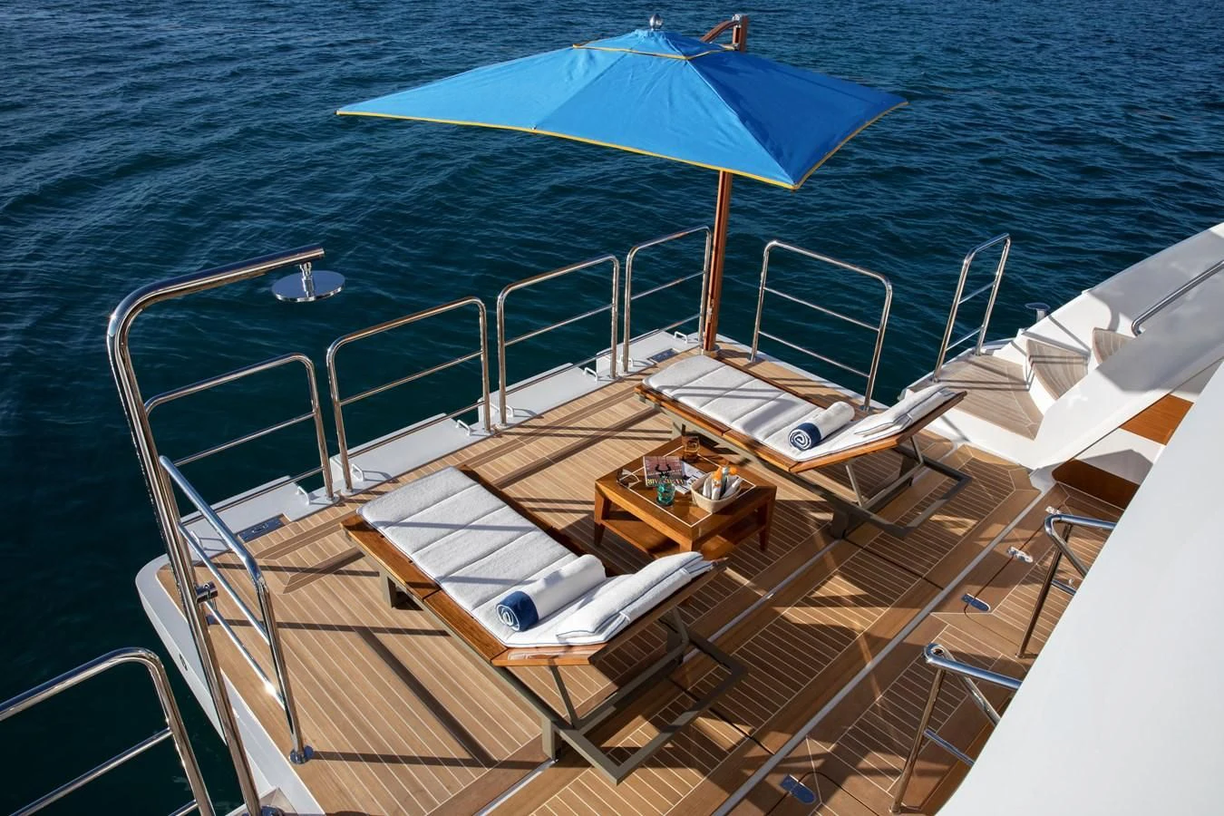 a boat on the water aboard JODI ANN Yacht for Charter