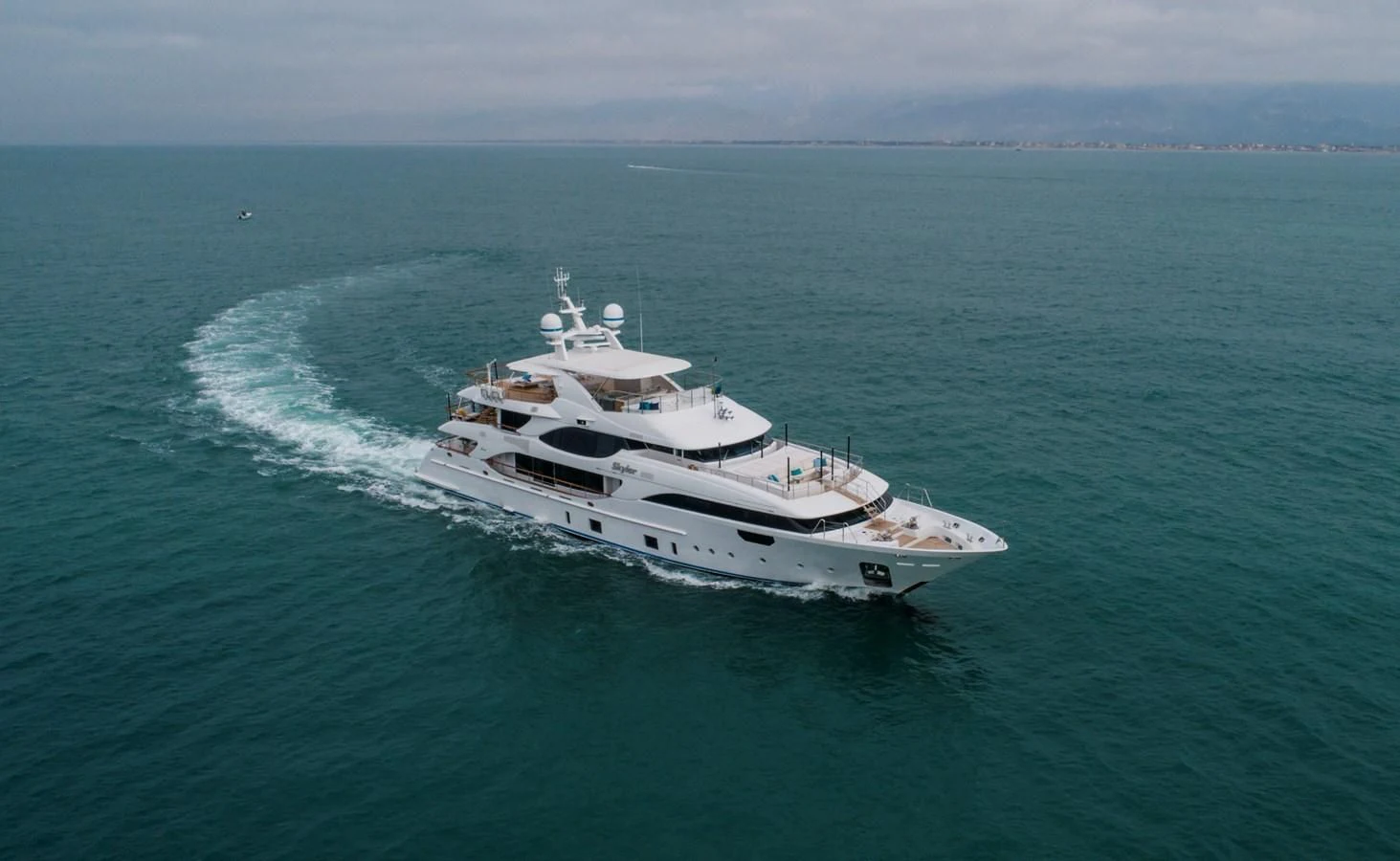 a ship on the water aboard JODI ANN Yacht for Charter