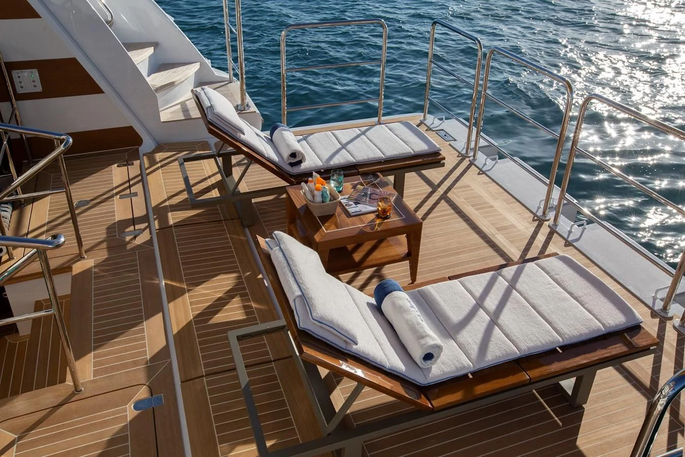 a boat on the water aboard JODI ANN Yacht for Charter