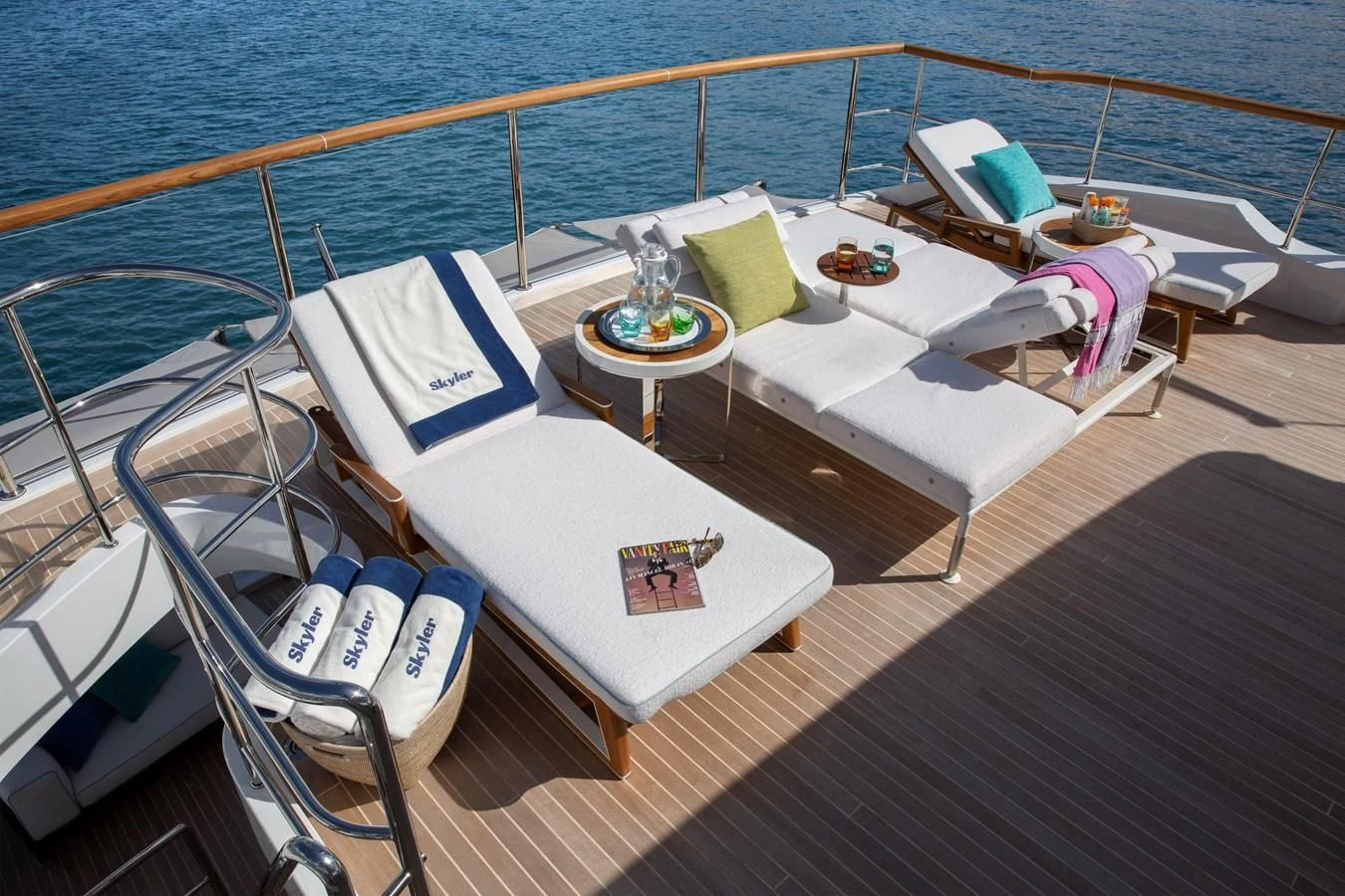 a boat on the water aboard JODI ANN Yacht for Charter