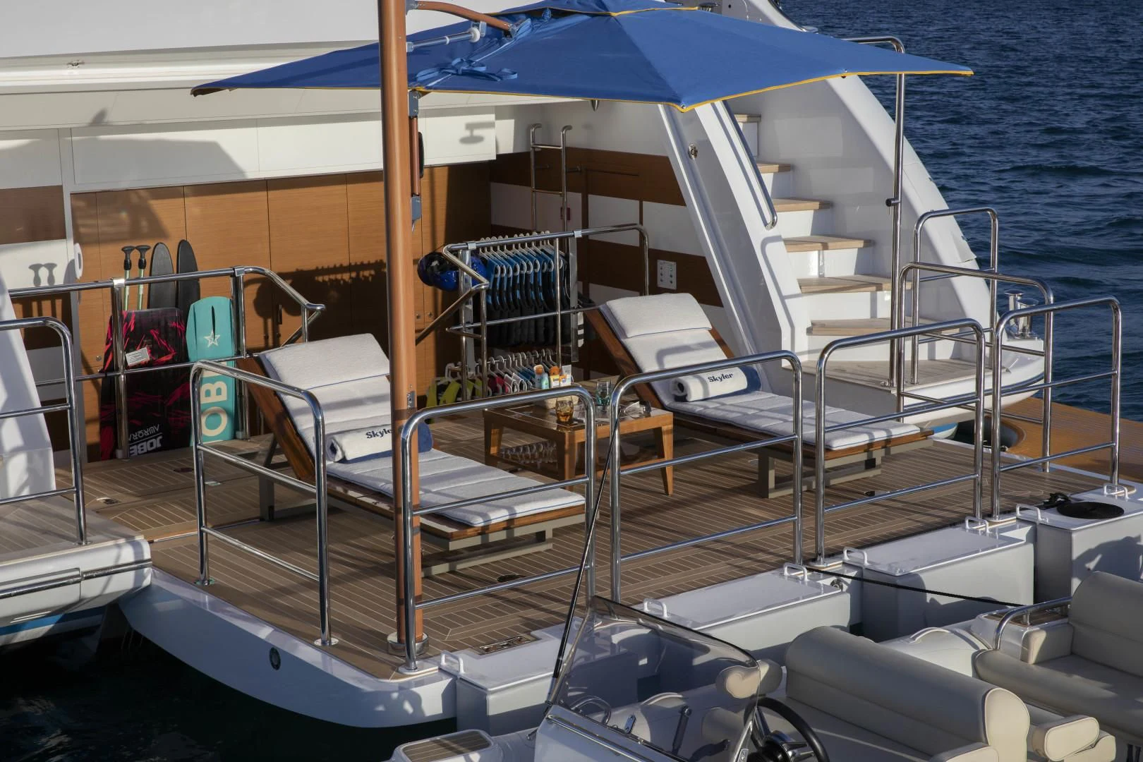 a boat on the water aboard JODI ANN Yacht for Charter