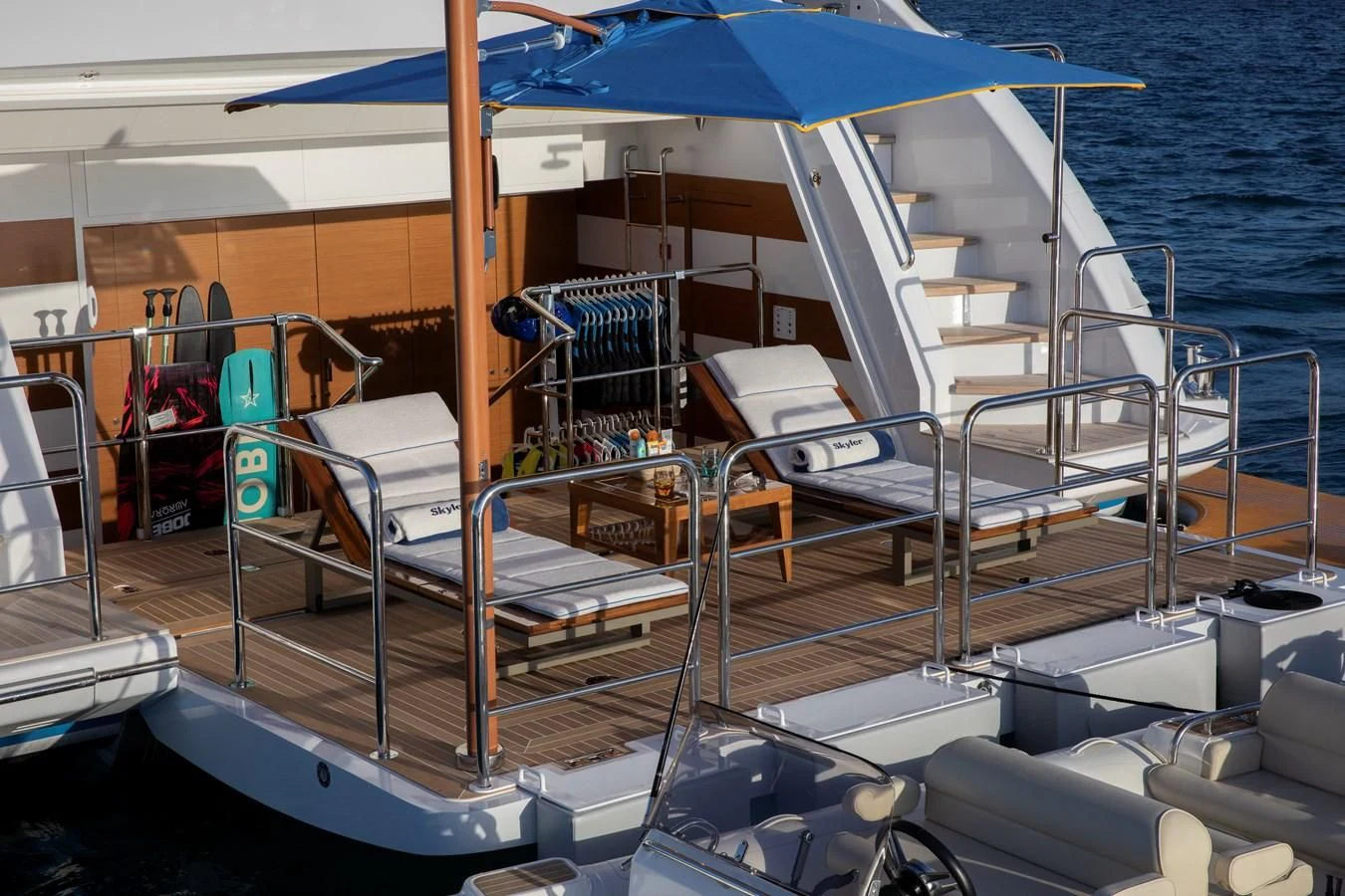 a boat on the water aboard JODI ANN Yacht for Charter