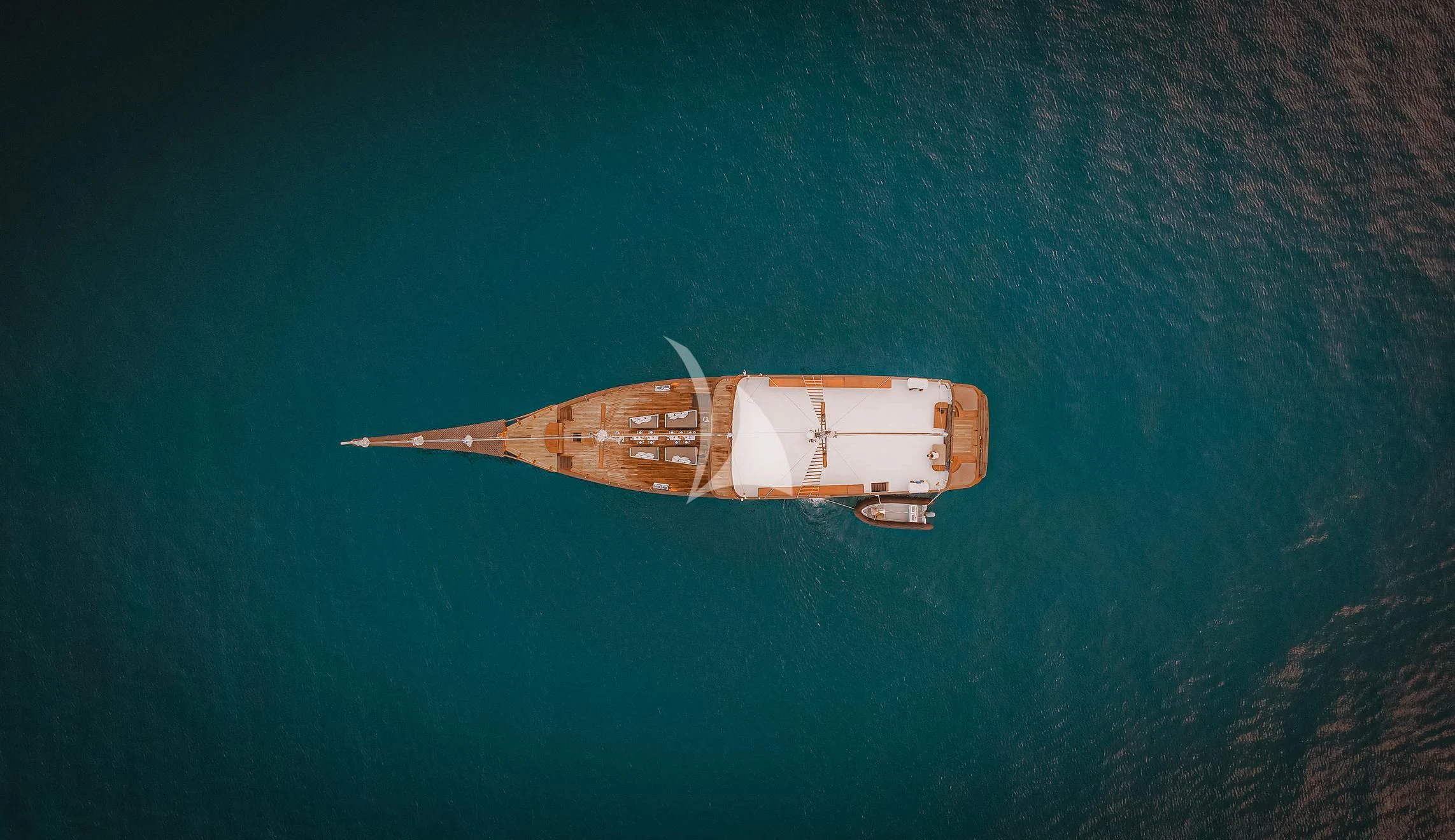 a space ship in the ocean aboard SAMSARA SAMUDRA Yacht for Sale