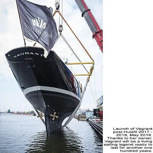 a sailboat on the water aboard VAGRANT Yacht for Sale
