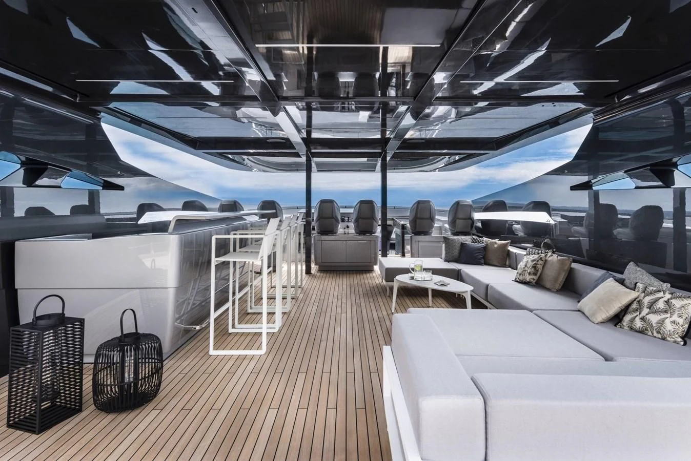 inside of a yacht aboard TOUCH ME Yacht for Sale