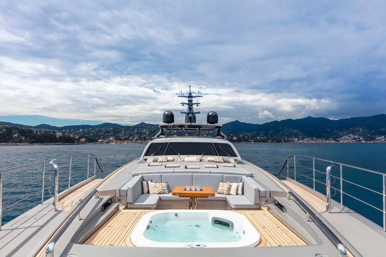 a boat on a body of water aboard TOUCH ME Yacht for Sale