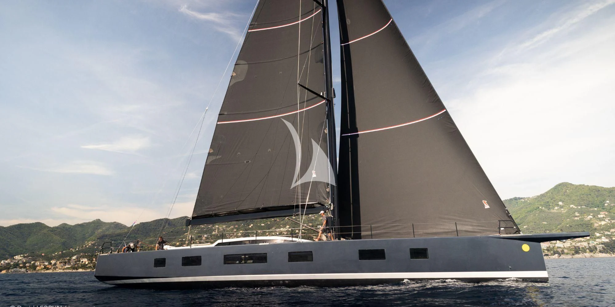 a sailboat on the water aboard LUCE GUIDA Yacht for Sale