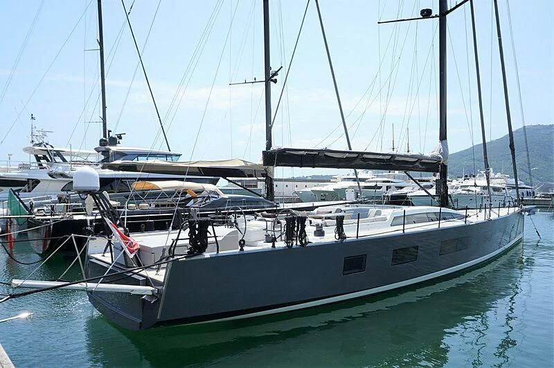 a boat docked at a pier aboard LUCE GUIDA Yacht for Sale