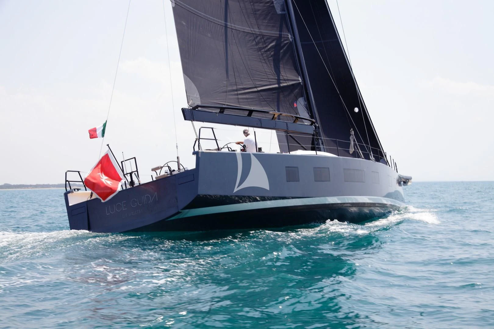 a boat on the water aboard LUCE GUIDA Yacht for Sale