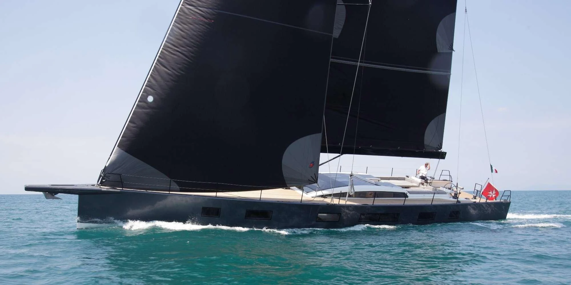 a boat on the water aboard LUCE GUIDA Yacht for Sale
