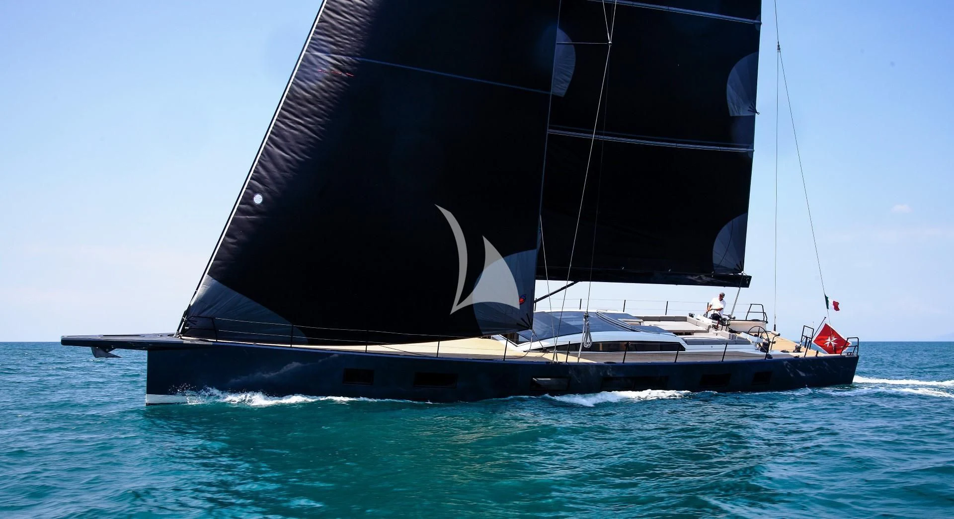 a boat on the water aboard LUCE GUIDA Yacht for Sale