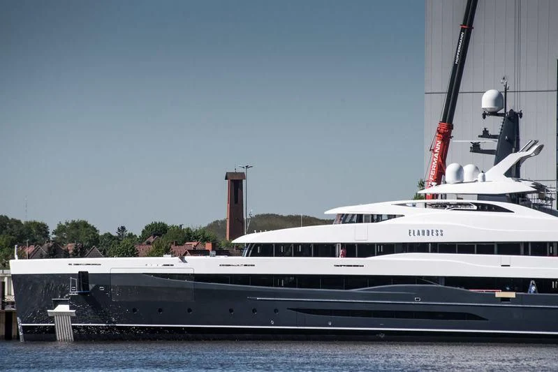 a boat on the water aboard M'BRACE Yacht for Sale
