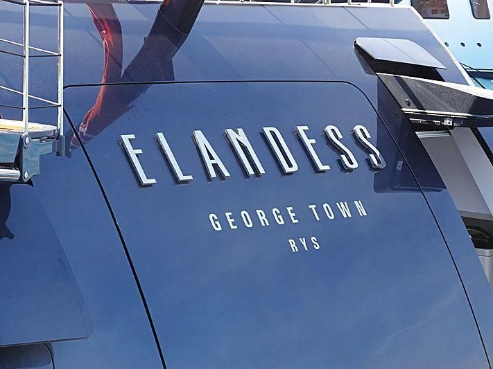 a close-up of a boat aboard M'BRACE Yacht for Sale