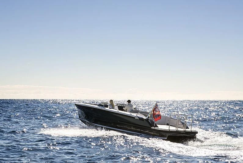 a boat in the water aboard M'BRACE Yacht for Sale