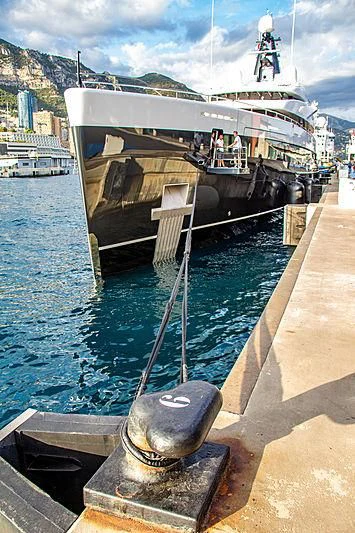 a boat on the water aboard M'BRACE Yacht for Sale