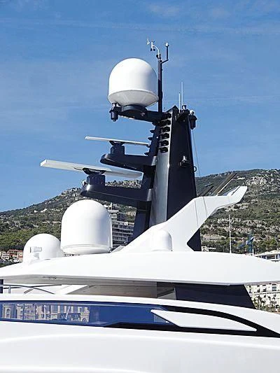 a boat on the water aboard M'BRACE Yacht for Sale