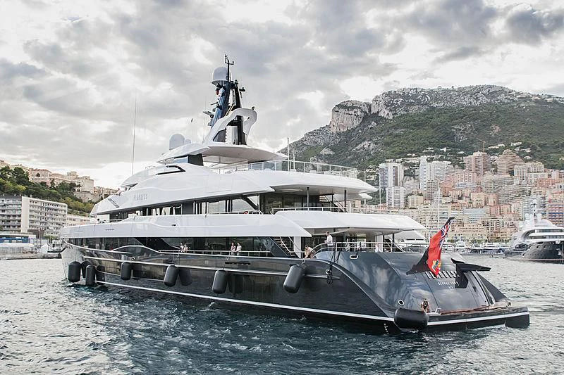 a boat in the water aboard M'BRACE Yacht for Sale