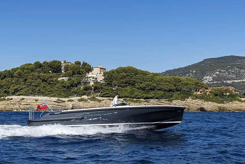 a boat on the water aboard M'BRACE Yacht for Sale