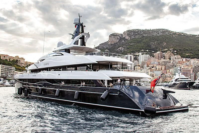 a boat on the water aboard M'BRACE Yacht for Sale