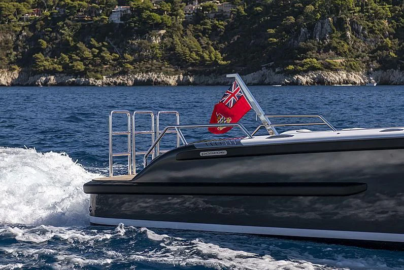 a boat on the water aboard M'BRACE Yacht for Sale