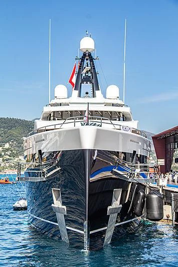a boat in the water aboard M'BRACE Yacht for Sale