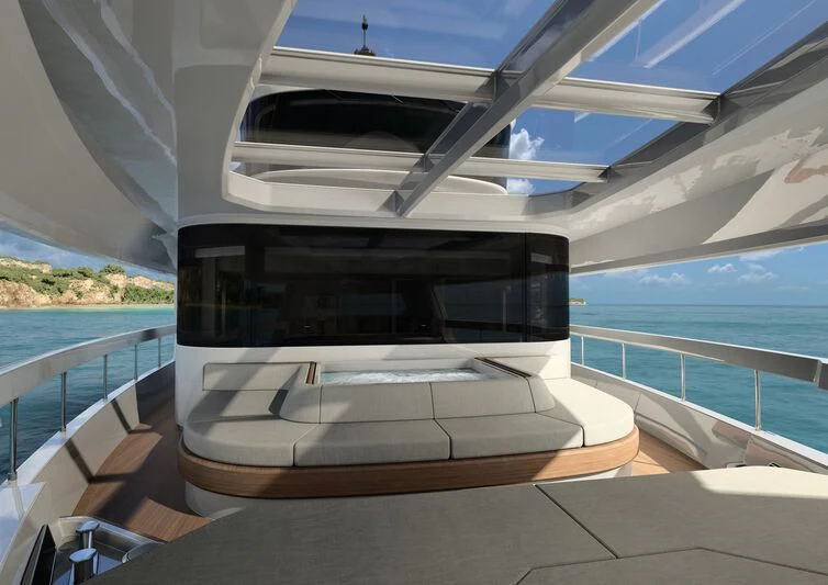 a boat on the water aboard INFYNITO 90/01 Yacht for Sale