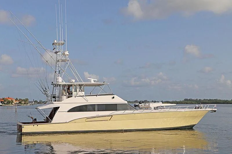 a boat on the water aboard COURTNEY ANNE Yacht for Sale